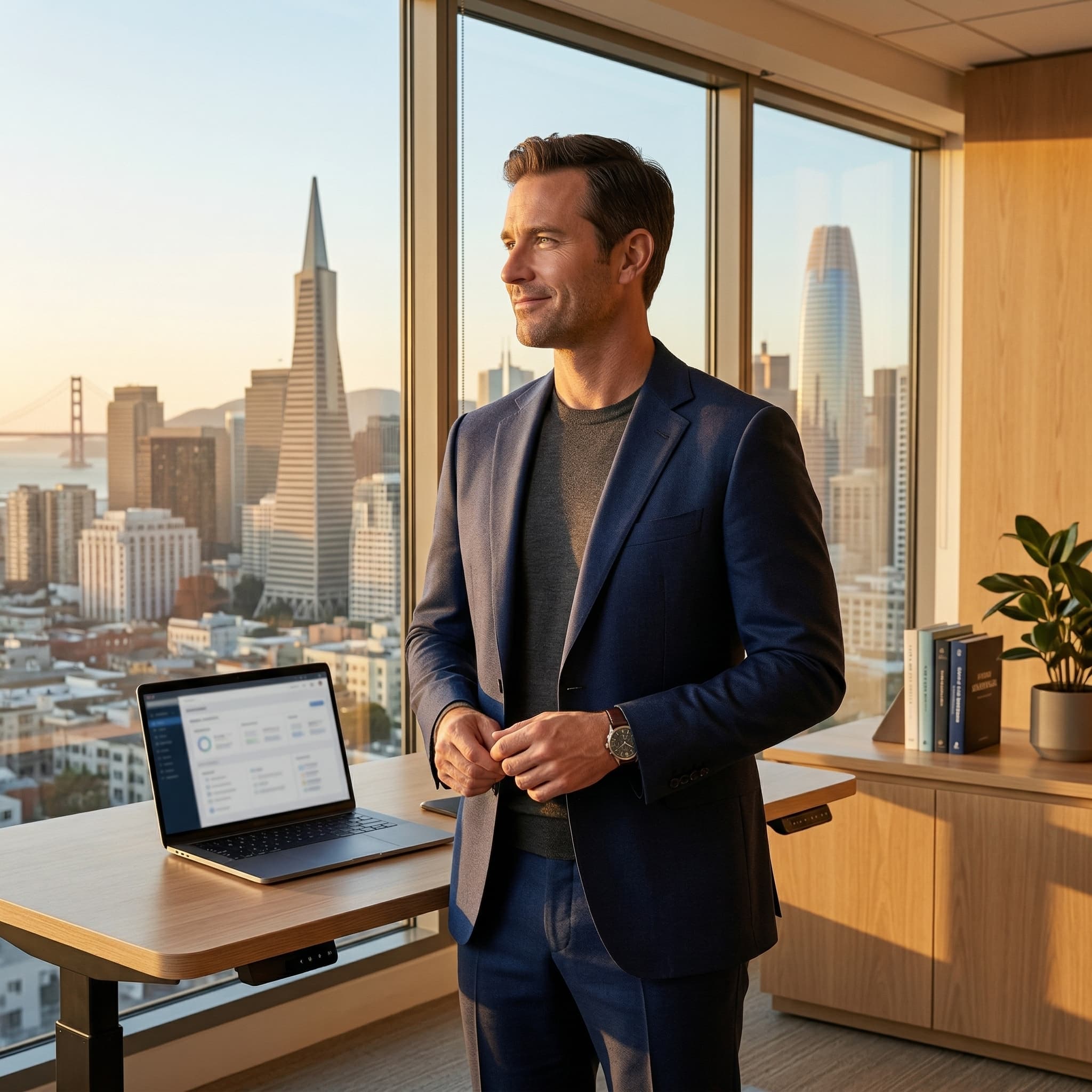 Professional in a modern office environment